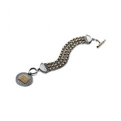 Multi-Stranded T-Lock Bracelet